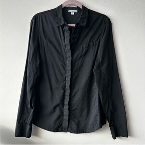 Standard James Perse fitted shirt with ribbed panels